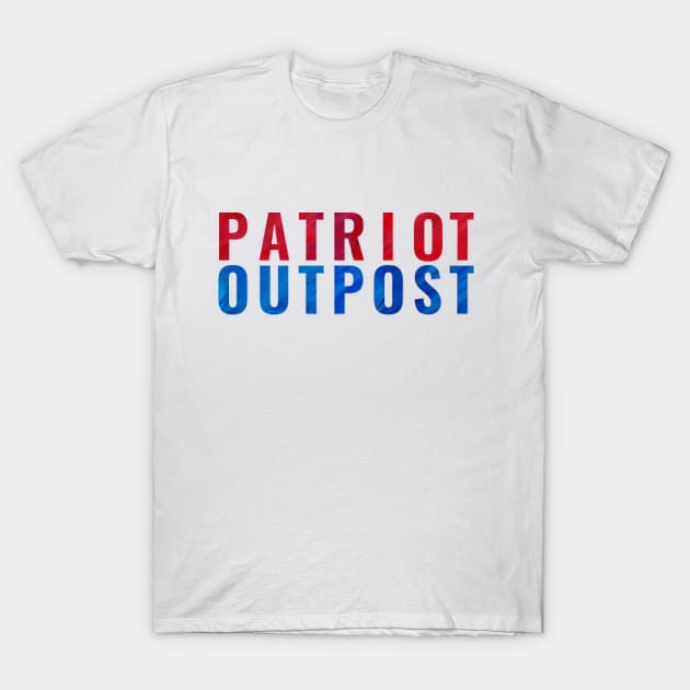 Patriot Outpost Red/Blue T-Shirt by RK Outpost